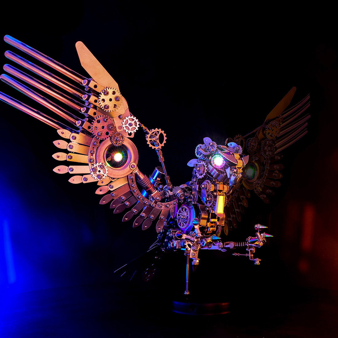 Steampunk Gyrfalcon 3D Metal Puzzle Model Kit Eagle Series - 1800PCS